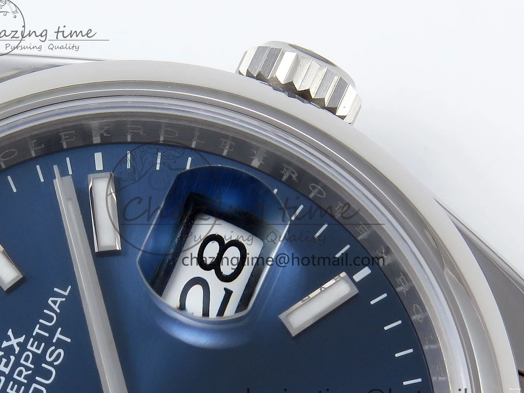 MiroTime 0208 DateJust 36 SS 126200 VSF 1:1 Best Edition 904L Steel Blue Dial on Oyster Bracelet VS Affordable 1676